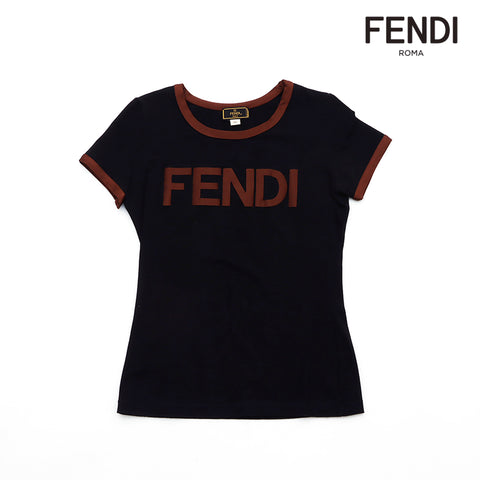FENDI フェンディ　ブラックコットン Tシャツコメント有り難うございます