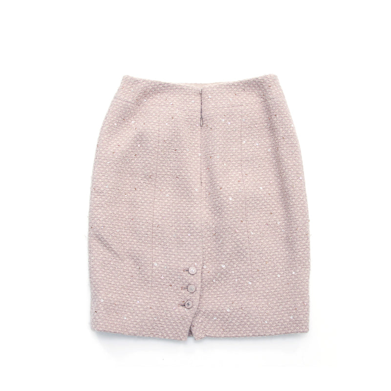 CHANEL シャネル スカート ツイード スパンコール シャネルツイードスパンコール付きスカート