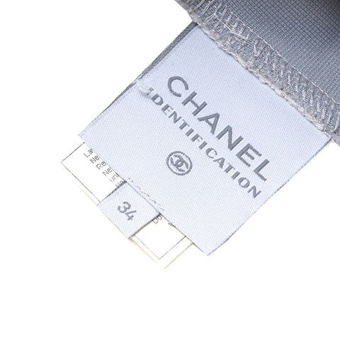 シャネル CHANEL サイズ34 2001年 タンクトップ ナイロン ホワイト WS2882