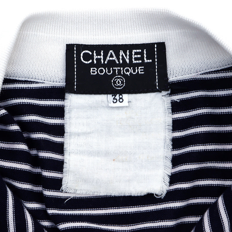 シャネル CHANEL ココマーク ボーダー 90年代 サイズ38 長袖Tシャツ