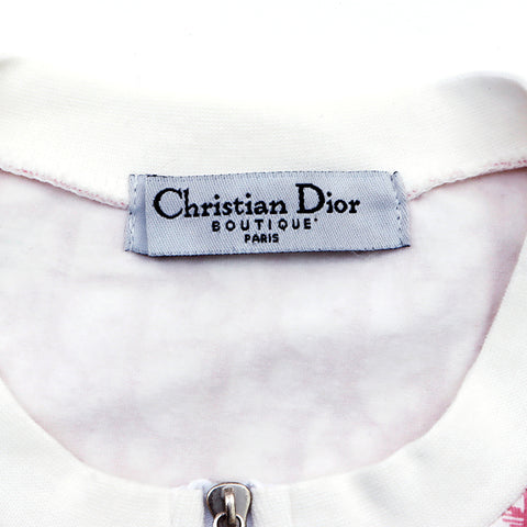 クリスチャンディオール Christian Dior トロッタージップトップス その他トップス コットン ホワイト WS3025