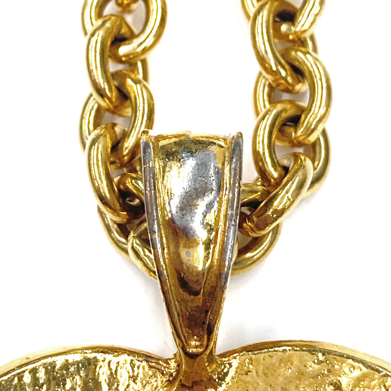 【極美品】シャネル ネックレス ヴィンテージ ゴールド ココ ラウンド 94P 極美品】シャネル ネックレス ヴィンテージ ゴールド ココ ラウンド 94P