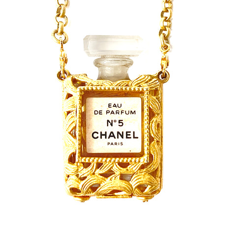 シャネル CHANEL パフュームボトルネックレス 1980-1990年 ネックレス