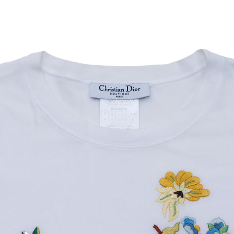 クリスチャンディオール Christian Dior サイズ 38 半袖Ｔシャツ コットン ホワイト WS3125