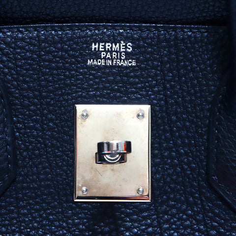 エルメス HERMES バーキン 30 S金具 トゴ ハンドバッグ □G刻 2003年 ブラック WS3134