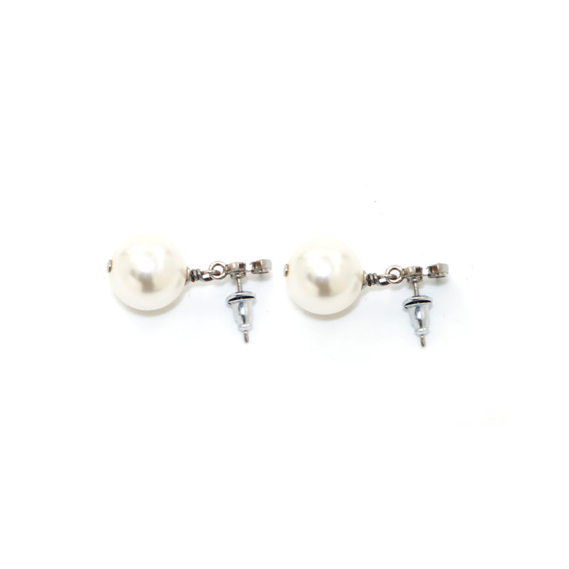 シャネル CHANEL ココマーク ラインストーン パール A20 ピアス 定番