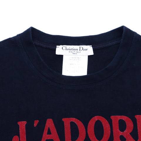 クリスチャンディオール Christian Dior J'ADORE タンクトップ 半袖Ｔシャツ ブラック WS3208