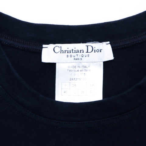 クリスチャンディオール Christian Dior J'ADORE タンクトップ 半袖Ｔシャツ ブラック WS3208