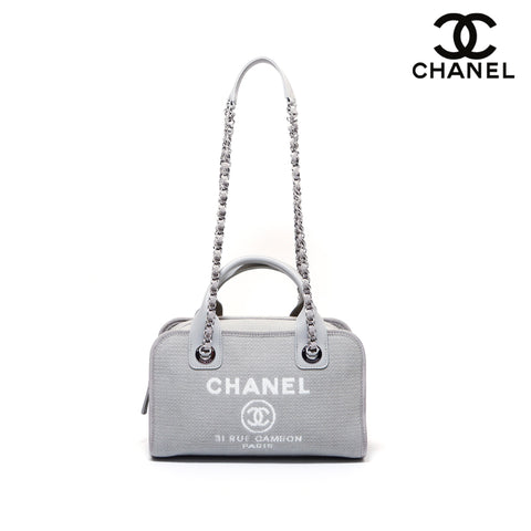 シャネル CHANEL ココマーク ドーヴィル ICチップ 2WAY チェーン ショルダーバッグ ベージュ WS3234