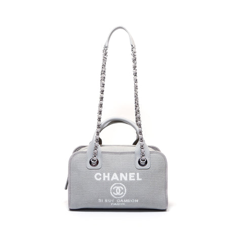 シャネル CHANEL ココマーク ドーヴィル ICチップ 2WAY チェーン ショルダーバッグ ベージュ WS3234