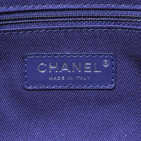 シャネル CHANEL ココマーク ドーヴィル ボーリング チェーン 2WAY  ショルダーバッグ ネイビー WS3240