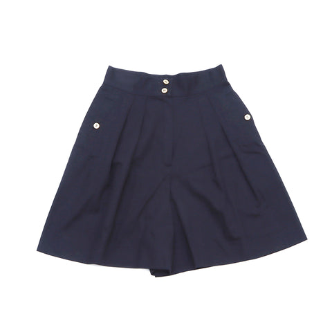 Chanel Size 38 1990 Shorts Cotton Black WS3302