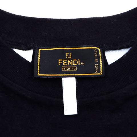 フェンディ FENDI ロゴ SIZE 36 半袖Ｔシャツ ブラック WS3311