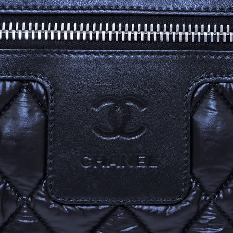 シャネル CHANEL ココ コクーン 2009-2010年 ショルダーバッグ VINTAGE 中古 定番 プラスチック ブラック WS3380