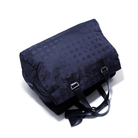 シャネル CHANEL ニュートラベル 2005-2006年 ボストンバッグ VINTAGE 中古 定番 ナイロン ブラック WS3383