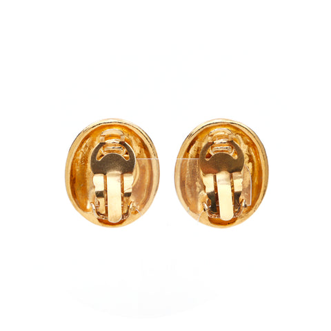 Chanel Coco Mark 1986-1994 Boucles d'oreilles GP Gold WS3434