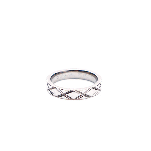 Chanel Silver Ring Size 4 2000 Ring Silver WS3446