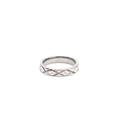 Chanel Silver Ring Size 4 2000 Ring Silver WS3446