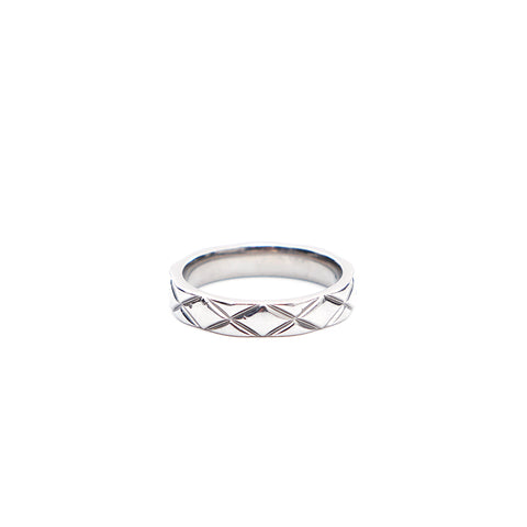 Chanel Silver Ring Size 4 2000 Ring Silver WS3446