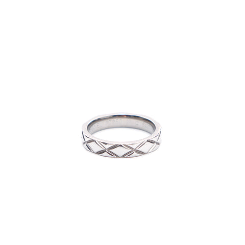 Chanel Silver Ring Size 4 2000 Ring Silver WS3446