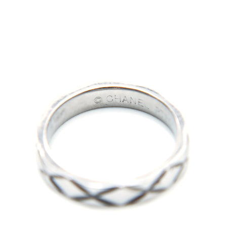 Chanel Silver Ring Size 4 2000 Ring Silver WS3446