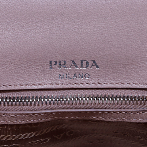 プラダ PRADA ロゴ ショルダーバッグ レザー ブラウン WS3462