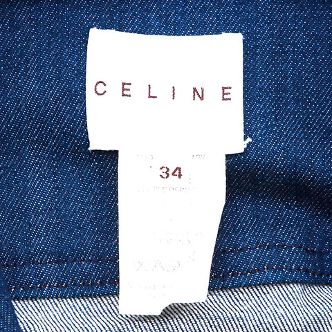 セリーヌ CELINE サイズ34 デニムジャケット デニム ネイビー WS3466