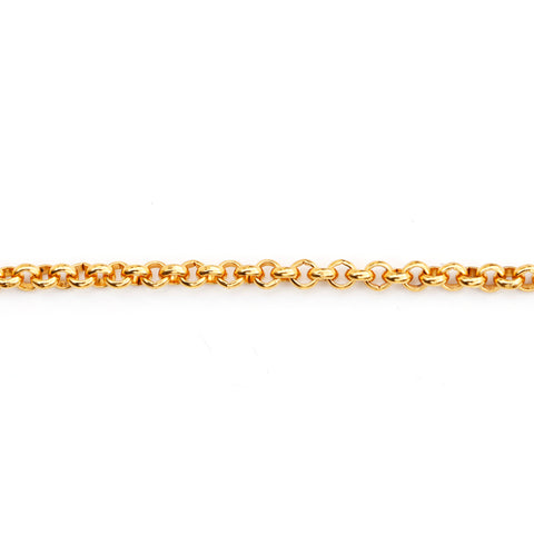 Chanel Coco Mark Stone Necklace Gold WS3494