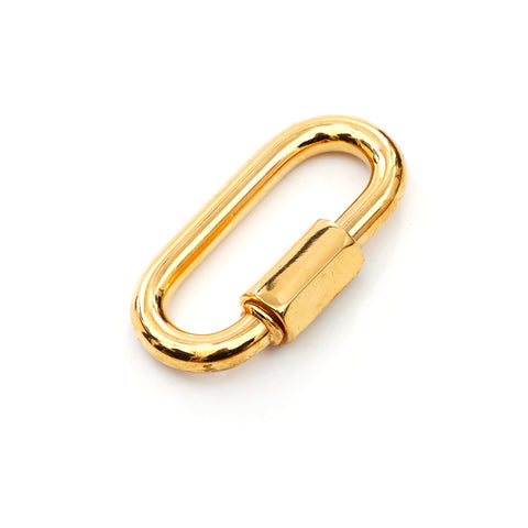 Chanel Carabiner Keychain Gold WS3626