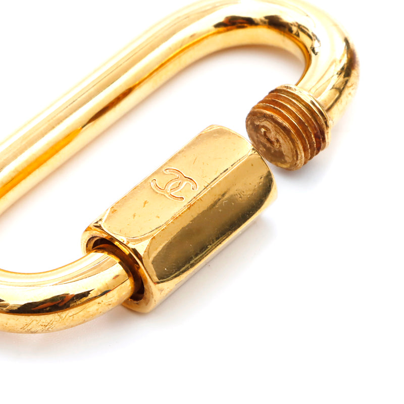Chanel Carabiner Keychain Gold WS3626 – NUIR VINTAGE