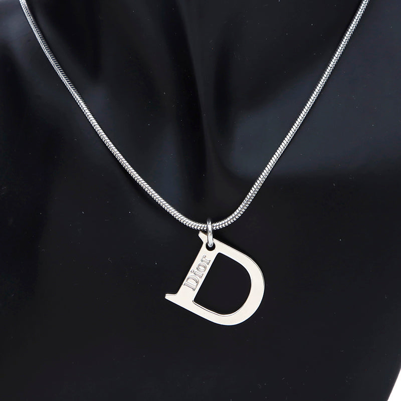 クリスチャンディオール Christian Dior シルバープレート ネックレス