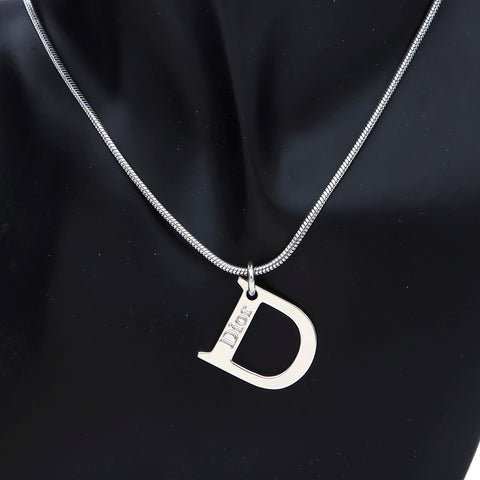 クリスチャンディオール Christian Dior シルバープレート ネックレス VINTAGE 中古 定番 シルバー WS3633