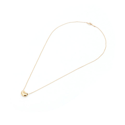 Tiffany TIFFANY&Co. Bean 18K YG Necklace Gold WS3647