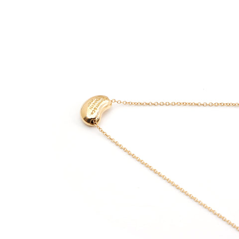 Tiffany TIFFANY&Co. Bean 18K YG Necklace Gold WS3647