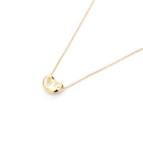 Tiffany TIFFANY&Co. Bean 18K YG Necklace Gold WS3647