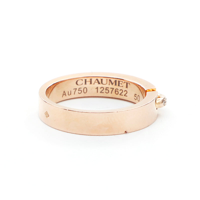 ⭐極美品CHAUMET 六角形ローズゴールドリング ✨鑑定済み✨CHAUMET ゴールド 六角形 ダイヤモンドリング