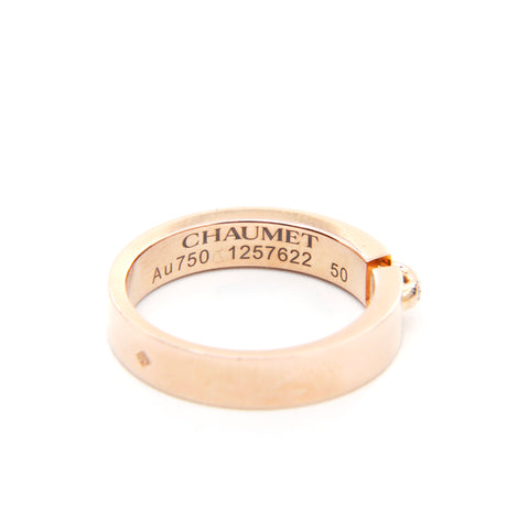 ショーメ Chaumet Au750 ローズゴールド サイズ50 リング・指輪 