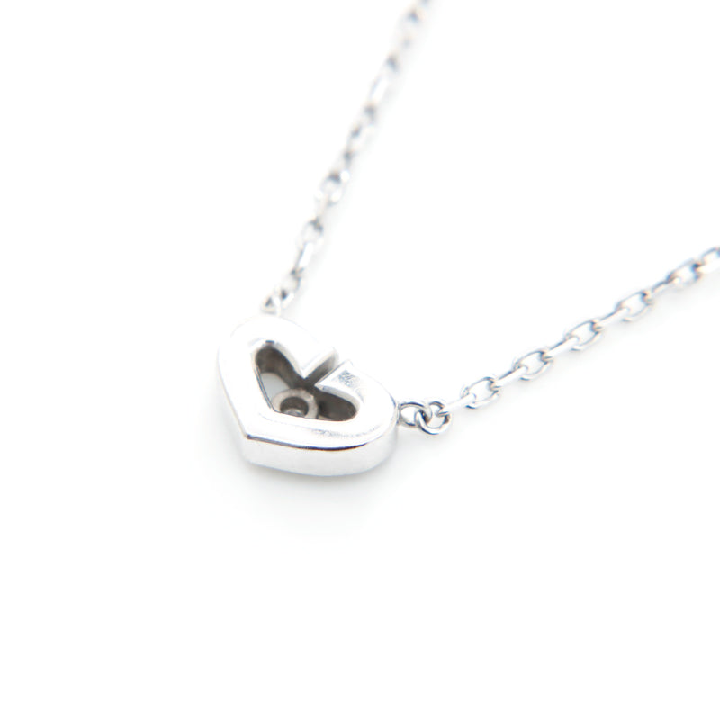 カルティエ CARTIER C-Heart ダイヤモンド Au750 ネックレス シルバー