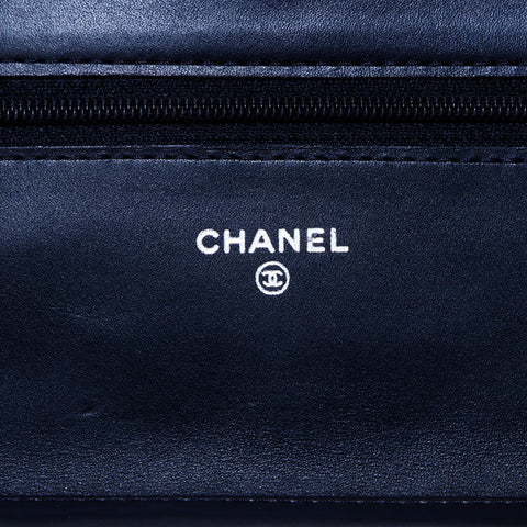 シャネル CHANEL カンボンライン マトラッセ ココマーク ショルダーバッグ レザー ブラック WS3796