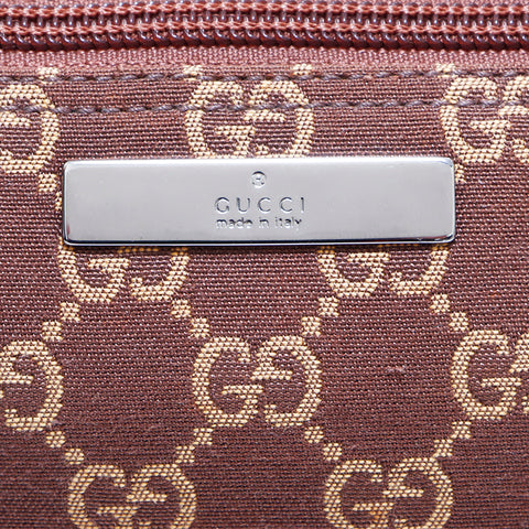 グッチ GUCCI GG ホーボー 1990年 ハンドバッグ キャンバス ブラウン WS3811