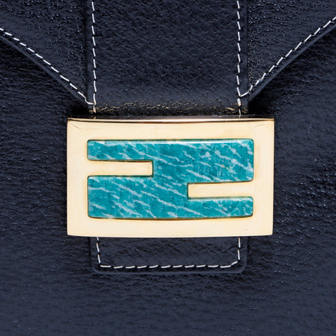 フェンディ FENDI ハンドバッグ レザー ブラック WS3914