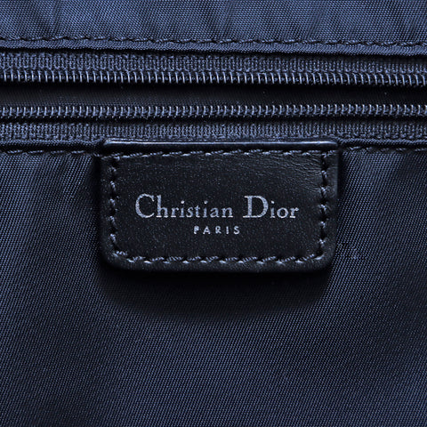 クリスチャンディオール Christian Dior トロッター ハンドバッグ キャンバス ブラック WS3939