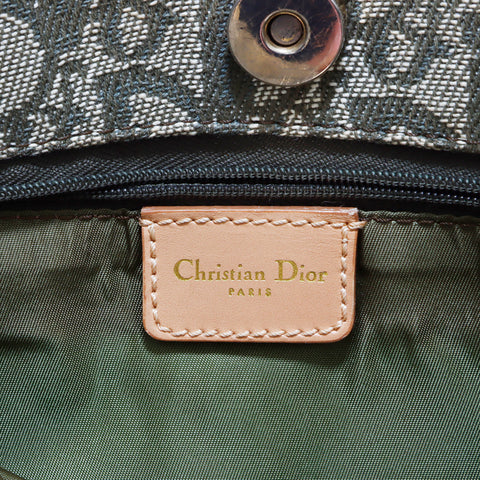 クリスチャンディオール Christian Dior トロッター ハンドバッグ キャンバス グリーン WS3941