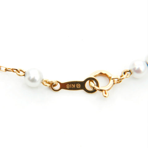 Mikimoto Perlenarmband Gelb Gold WS4057