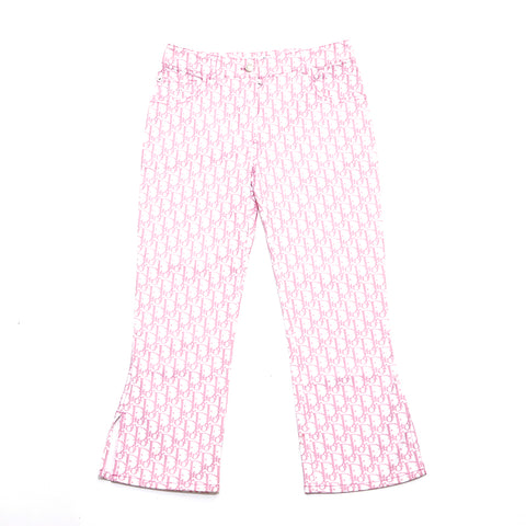 Christian Dior Trotter Hosen Vintage verwendet klassisch Pink WS4066