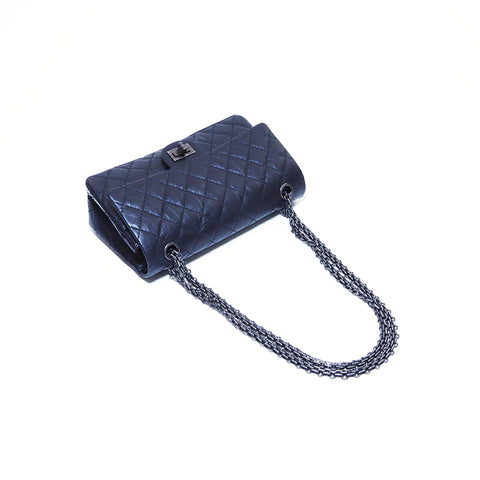 シャネル CHANEL 2.55 マトラッセ  ショルダーバッグ ブラック WS4174