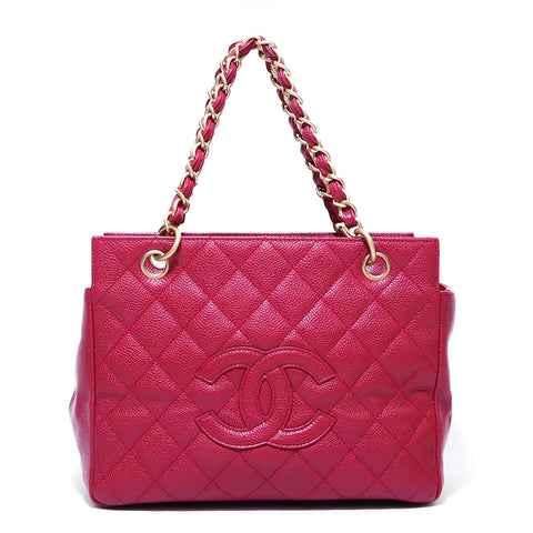 Chanel Caviar Skin Chain 2000 Handbag Cuir Pink WS4220
