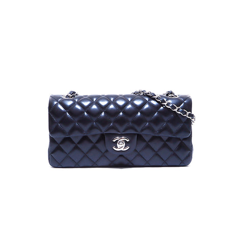 シャネル CHANEL シングルフラップ マトラッセ 2013年 ショルダーバッグ ラムスキン ブラック WS4225