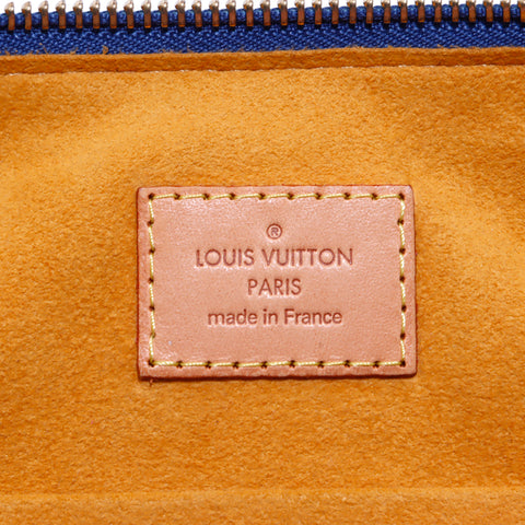 ルイ・ヴィトン LOUIS VUITTON モノグラム デニム バギー PM ショルダーバッグ VINTAGE 中古 定番 ブルー WS4265