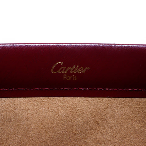 カルティエ CARTIER トリニティ ハンドル ハンドバッグ レッド WS4268